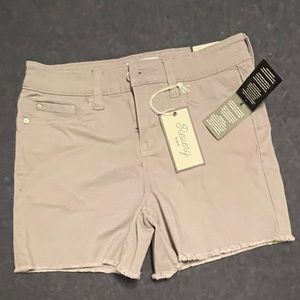 Brand new girls Revert Kids Cut Off Denim Short. Light Grey.